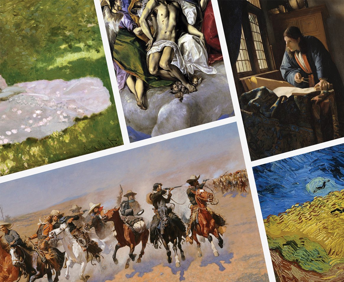 Over 100,000 paintings to choose from